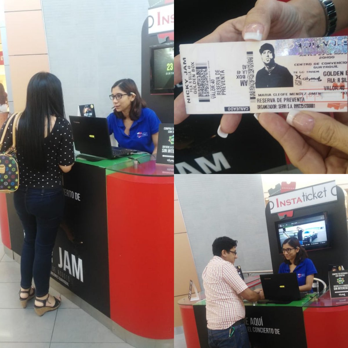 CityMall_Gye's tweet photo. No olvides canjear tus boletos de preventa por entradas para ver a @nickyjampr en el punto de canje de #InstaTicket en el nivel 2. #NickyJamenGuayaquil #NickyJamenCitymall https://t.co/7rYTcag93w