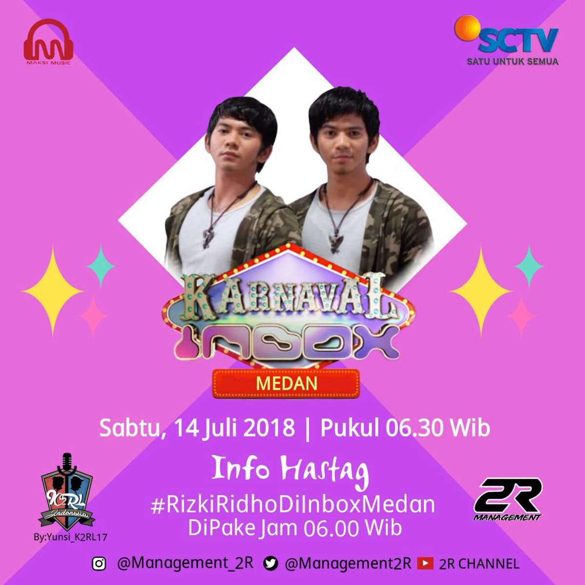 #RizkiRidhoDiInboxMedan 
Bismillah y guys, yuk merapat kelokasi yuk guys😘❤️
