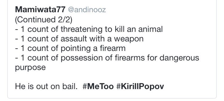 andinooz's tweet photo. #TIMESUP⁠ ⁠         #MeToo⁠ ⁠         #KirillPopov #Ottawa https://t.co/0tvLLqZlrE