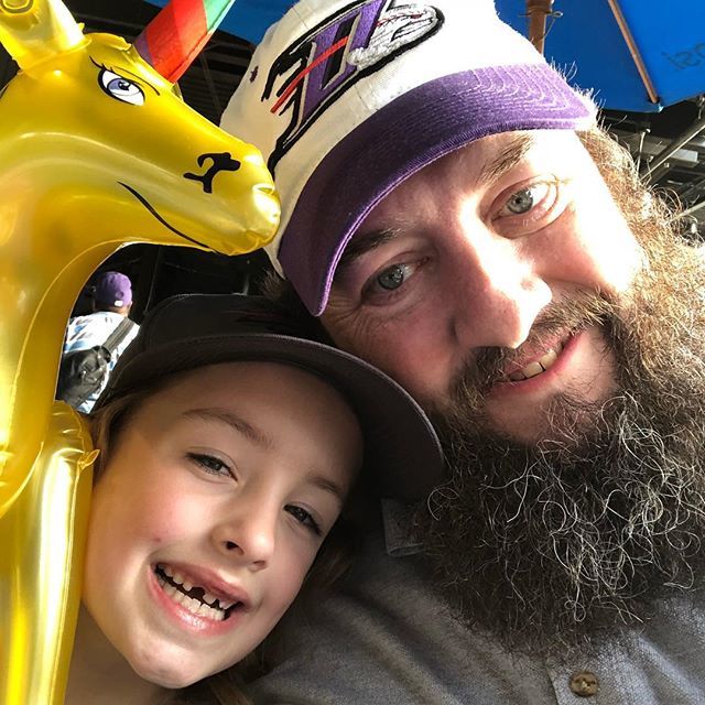 KnittingDaddy's tweet photo. Last time we were at a @wsdashbaseball game, Blueberry had all her teeth....
.
#wsdashbaseball #unicornballoon https://t.co/BEMNePb2Ig https://t.co/FUKviD6Gyx