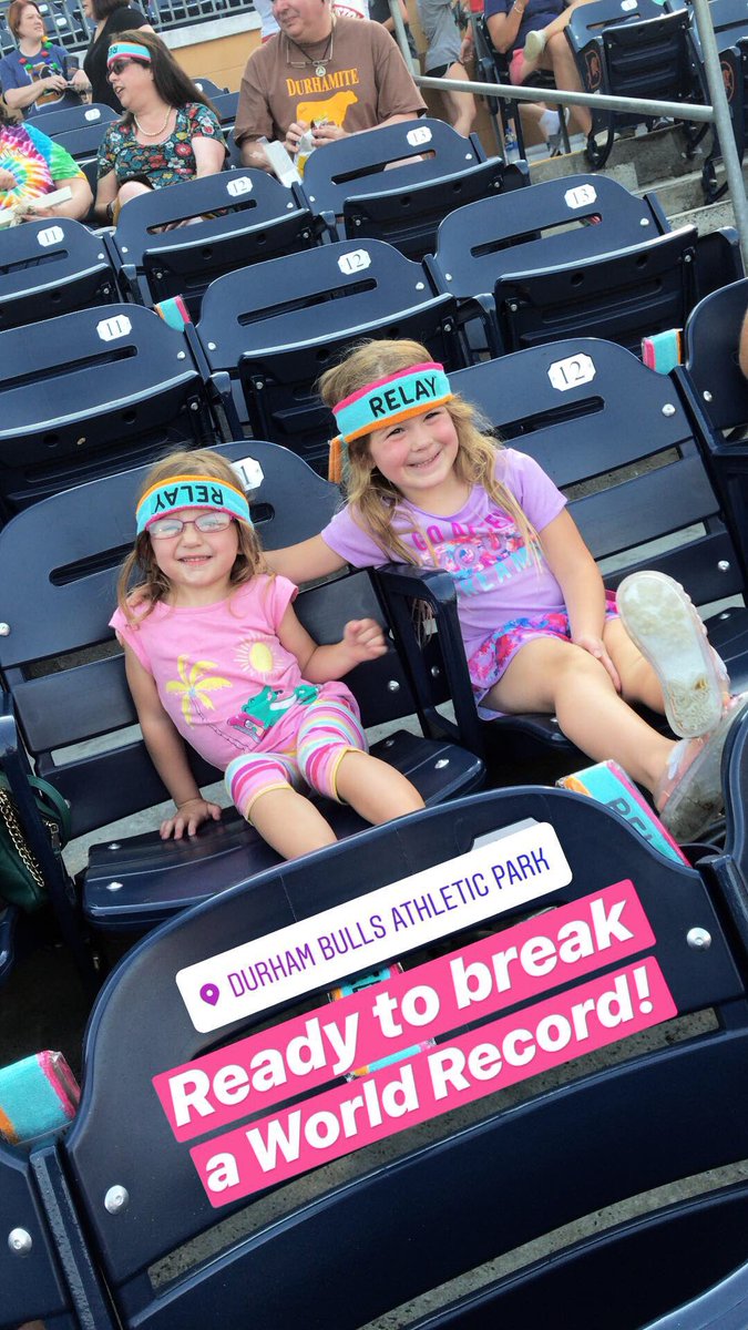 relay_go's tweet photo. These girls are ready to break a World Record!
#RelayByRepublic #DurhamBulls #StrangerThingsNight #playrelay https://t.co/yP6zjbXgAc