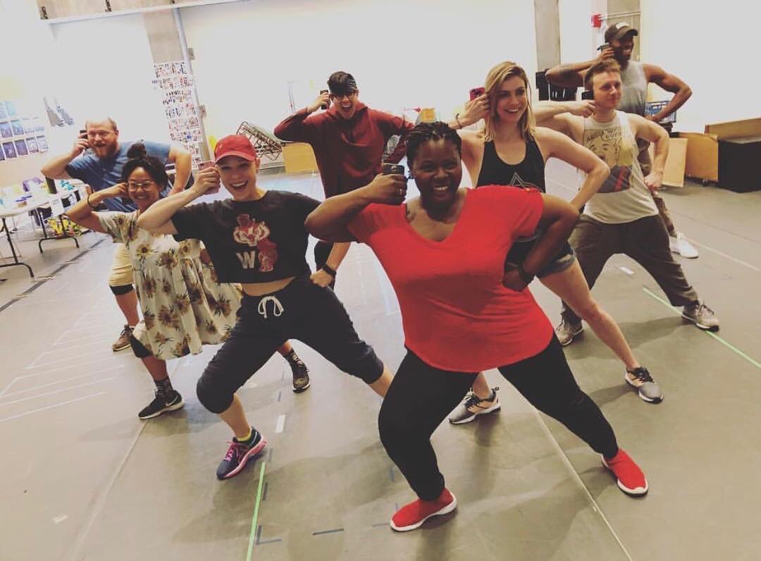 BeMoreChill's tweet photo. It's impossible to narrow down the many reasons why we love play rehearsal -- but this cast is a big part of it. 🎭😍 https://t.co/FpzZRTXE63