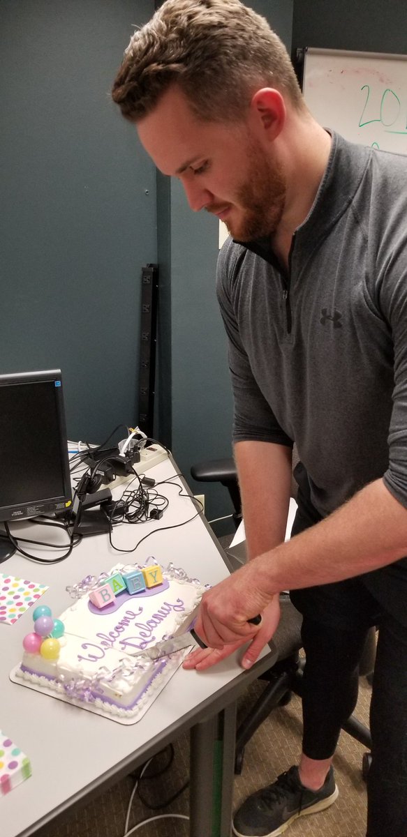 mirasmart's tweet image. We work hard at Mira, but today we got to celebrate with Project Manager James Gentry as he prepares to welcome his first child! Congrats James!