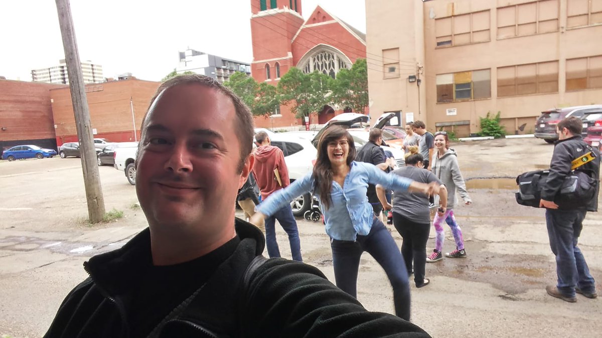 That's a wrap on Day 1 of <a href="/Kay_thx_bye/">'Kay, thx, bye</a> !!

Amazing day with amazing people! <a href="/LittleKeyFilms/">Katie Gobert</a> Katie Gobert, @C_Morgan_Y  @Daniela11Flores  <a href="/AStoroschuk/">Adam Storoschuk</a> <a href="/AudiusOmillias/">Audius Omillias</a> 

Thanks to <a href="/STORYHIVE/">STORYHIVE</a>  <a href="/yegfilm/">yegfilm</a>  <a href="/shortfilmfan/">Mouse</a> #shortfilms  #storyhive