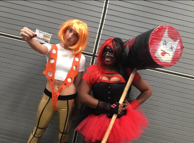 stacyohoward's tweet photo. #ColliderCollision2 IT'S HERE! @marcandreyko @JeannineDaBean and I face off in a triple threat match 
😵😵😵 #BadaBoom 
Had my multi-pass by my side for luck...who will succeed?! Watch it at https://t.co/67ugJ1aYHN 

@ColliderVideo @MrJayWashington @markeiamccarty https://t.co/bEdBOiJZBG