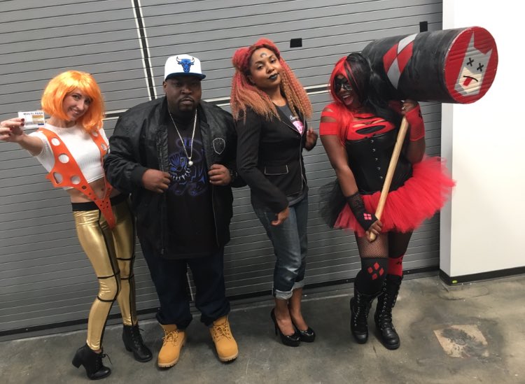 stacyohoward's tweet photo. #ColliderCollision2 IT'S HERE! @marcandreyko @JeannineDaBean and I face off in a triple threat match 
😵😵😵 #BadaBoom 
Had my multi-pass by my side for luck...who will succeed?! Watch it at https://t.co/67ugJ1aYHN 

@ColliderVideo @MrJayWashington @markeiamccarty https://t.co/bEdBOiJZBG