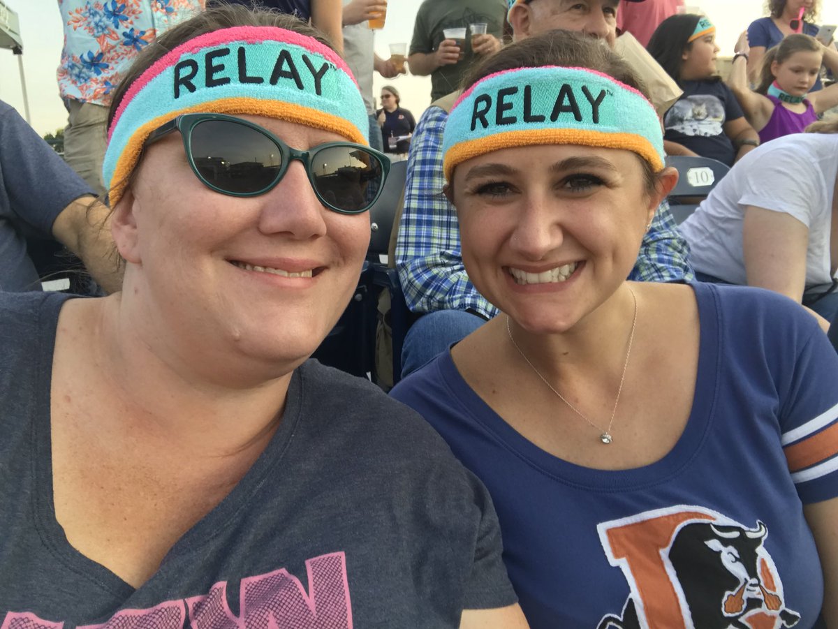 DrRachelPorter's tweet photo. At the @DurhamBulls game for #StrangerThings night trying to get in the Guinness World Record for sweatbands! #playrelay https://t.co/vOozcrHPWh