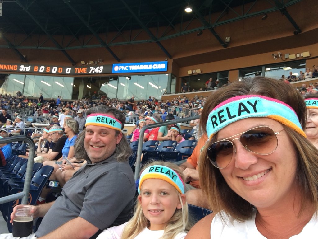 MrsBrem's tweet photo. Attempting to break the @GWR for the largest gathering of people wearing sweatbands at the @DurhamBulls #StrangerThingsNight! #playrelay #80s #mysecondguinnessworldrecordthisyear https://t.co/SwS2kMoGh0
