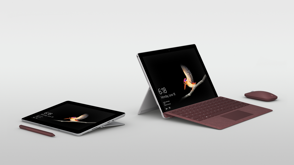 surface's tweet photo. Accessories make the look. Partner #SurfaceGo Signature Type Cover, #SurfacePen, and the new #SurfaceMobileMouse to make your style statement. https://t.co/0GWeQiYkKR https://t.co/M6X69gGJ6R
