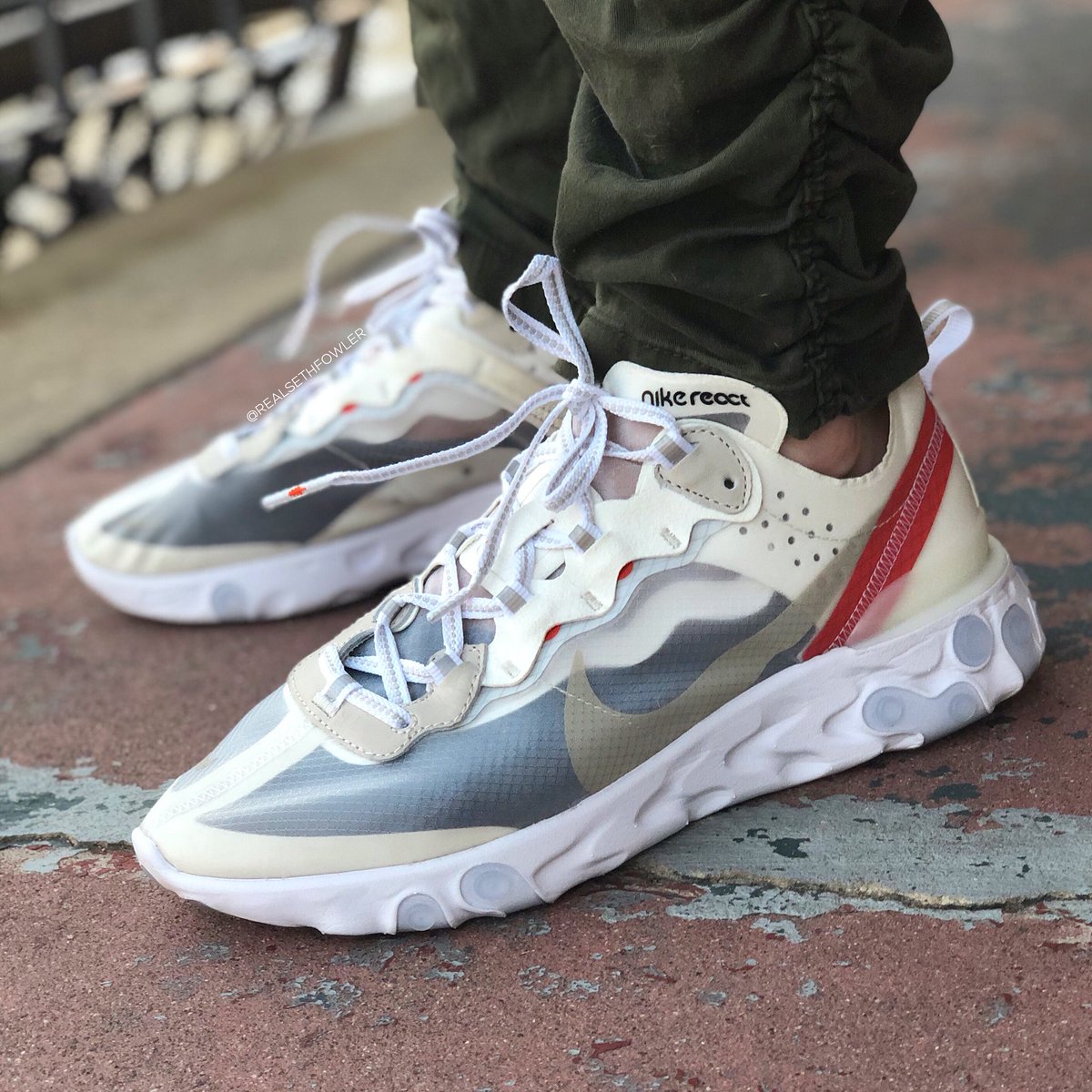 RealSethFowler's tweet image. Hate to say but I’m glad I bit the bullet and copped for resale because I missed out today...no surprise. #Nike #reactelement87 @NikeNYC