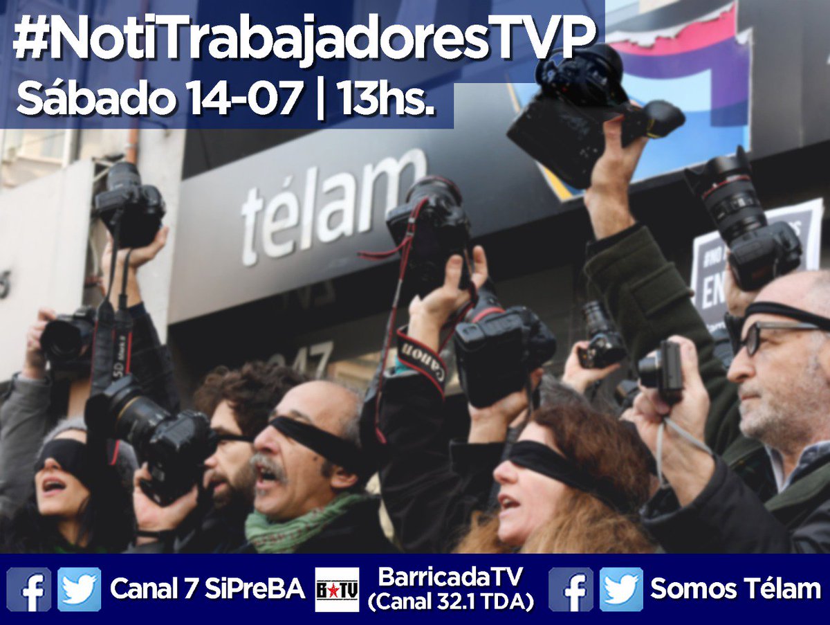 Mañana no te pierdas el #NotiTrabajadoresTVP
Los traspiés de Lombardi: tras ser expuesto en Diputados y derrotado en la Justicia, la pelea de #SomosTelam y el conjunto de los medios públicos complica al gobierno. 

Lo ves acá, en <a href="/somostelam/">Somos Télam</a>
Y en <a href="/barricadatv/">Barricada ★ TV</a>