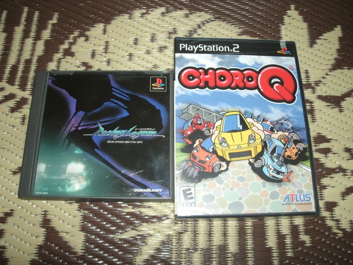 ItsGregWilcox's tweet photo. Vroom. Two caRPGs of the #LesserKnownRPGs variety. One is better than the other, but I'll let you guess which one I liked more. That ChoroQ is still sealed thanks to me having the trade demo version. https://t.co/UzKvl3ShJg