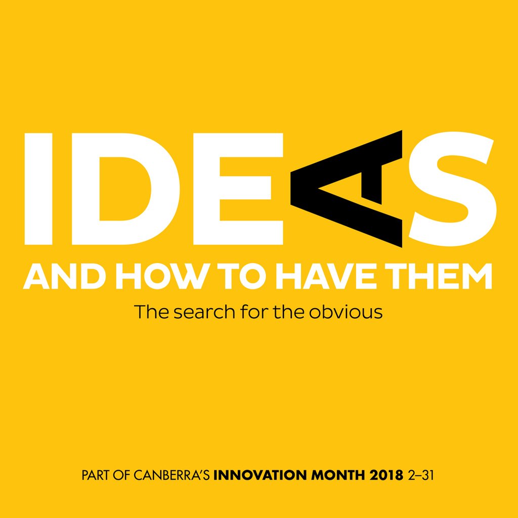 Ideas are like opinions, everyone has at least one. But, like opinions, not all ideas are created equal. Tap into <a href="/rgbarton/">Graham Barton</a> #creativeprocess in the 'Ideas and how to have them' talk-come-workshop on the 20 July bit.ly/2lRezYa in #cbr