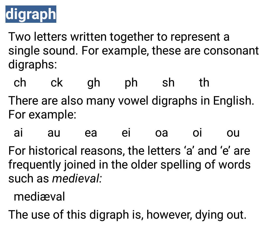 Ù Ø¯Ù Ù ÙØºØ© Ø¥ÙØ¬ÙÙØ²ÙØ© On Twitter Digraph Ù ØµØ·ÙØ­ Ù Ø·ÙÙ Ø¹ÙÙ ÙÙ Ø­Ø±ÙÙÙ ÙÙØ«ÙØ§Ù ØµÙØªØ§ ÙÙØ±Ø¯Ø§ ØµÙØª Ø­Ø±Ù ÙØ§Ø­Ø¯ ÙØ«Ù Ø­Ø±ÙÙ Ø³Ø§ÙÙØ© Ph F Ch K Sh Ck Wh Th Gh Ø­Ø±ÙÙ ÙØªØ­Ø±ÙØ© Ea Teach Aw Paw Diphthong ÙØ·ÙØ­ Ù ÙØµØ¯ Ø¨Ù