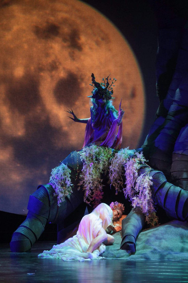 MilbournAnne's tweet photo. Actors Delaney Milbourn and Trisha Miller in Trinity Shakes production of A Midsummer Night’s Dream
Photo by Amy Peterson https://t.co/J39kp7puxM