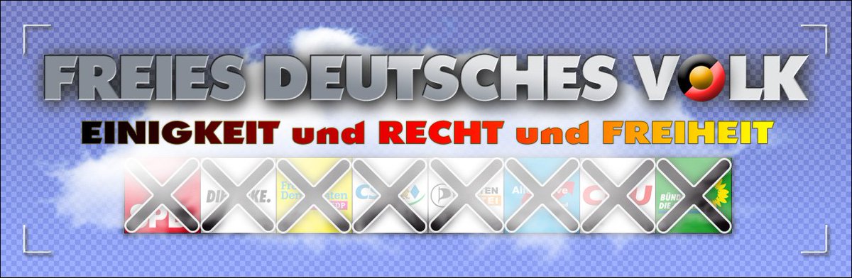 DEUTSCHESVOLK_1's tweet photo. #deutschesVolk - #deutsches #Volk - #FreiesDeutschesVolk !
#Einigkeit und #Recht und #Freiheit für das #deutsche #Vaterland !
Danach lasst uns alle streben - #brüderlich mit #Herz und #Hand ! https://t.co/KNxAsFZ53c
