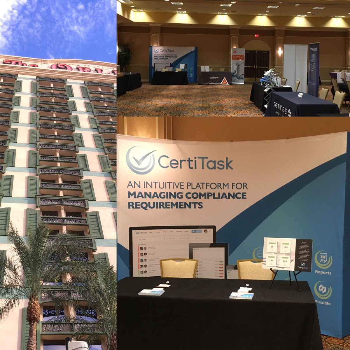 CertiTask's tweet image. Setting up for the CCSA Conference! Stop by and see us!