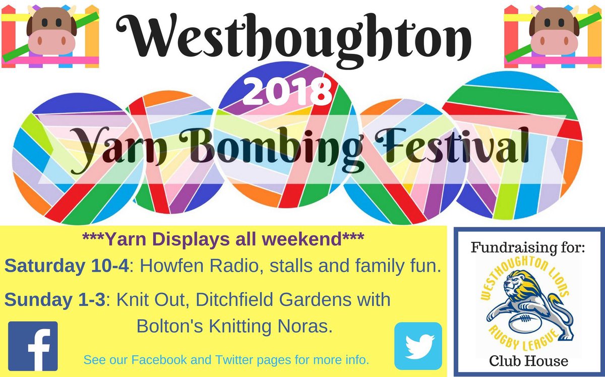 HowfenYarnBomb's tweet photo. Today! #westhoughton https://t.co/5zxZEq33eu