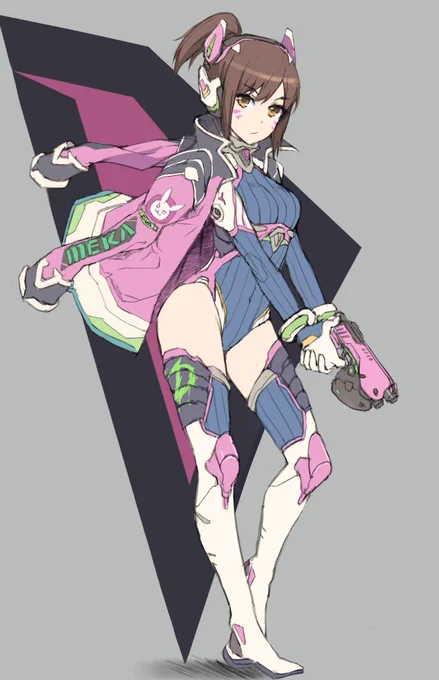 しばらく3日間の休みなので少しOverwatchに戻るかと思う #overwatch #Dva 