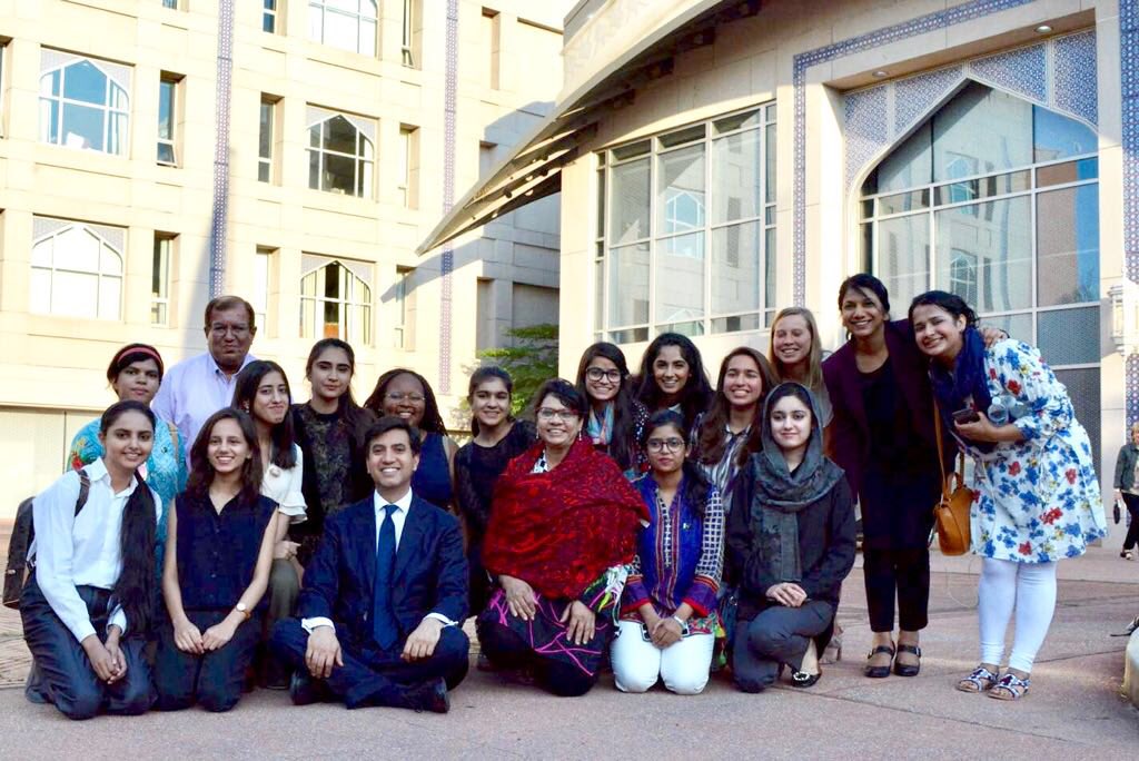 PakinUSA's tweet photo. A group of bright and enthusiastic Pakistani high school students met with Ambassador Ali J. Siddiqui at the Embassy today, July 13,2018. The students are currently visiting US under the Summer Sisters Exchange Program​!

We wish them all best of luck! https://t.co/QvkdACSyyH