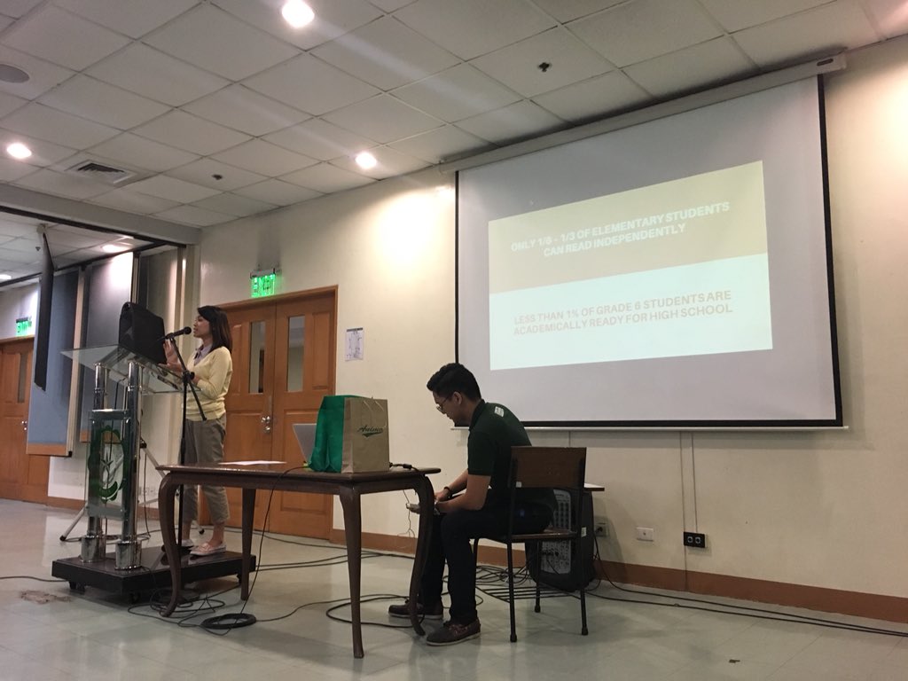 EffectCampaign's tweet photo. Happening now!

Ms. Julie Pizarro sharing facts about the education and her experiences as a teacher. 

Learn more how you can turn ripples into waves! Join us at Y407 and Y408 from 8AM-12NN. https://t.co/hDEWQFOKwq