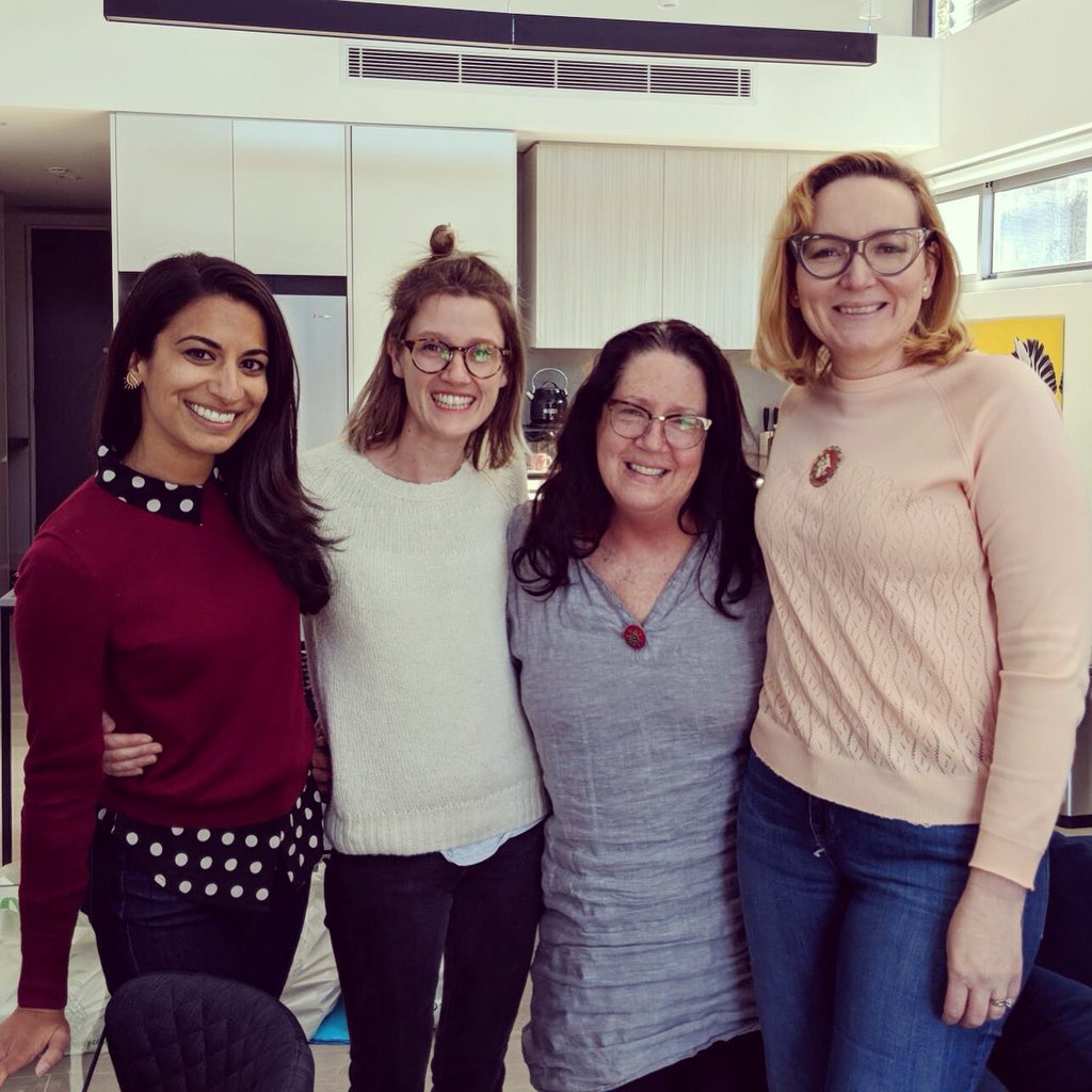 Guys. We just interviewed #AnnDowd, aka Aunt Lydia. She was utterly amazing and lovely and kind and I’m still processing that this even happened! Catch the interview on the season wrap of #EyesOnGilead next week. @HandmaidsOnHulu @SBS @SBSOnDemand #TheHandmaidsTale