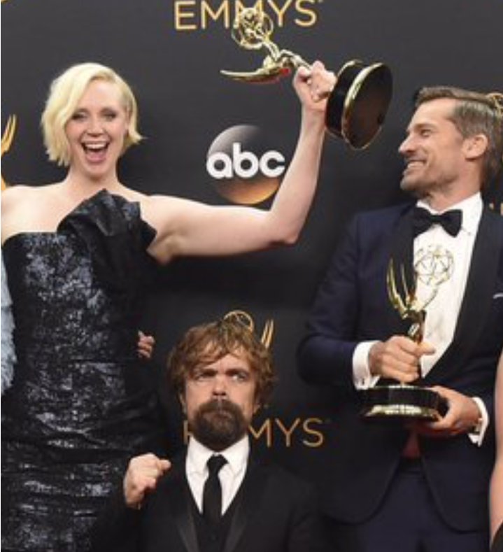 Can't wait for Gwen and Nik to once again bless us with their natural charm and  chemistry at the emmys this year ⚡️😍🌈 <a href="/GameOfThrones/">Game of Thrones</a>