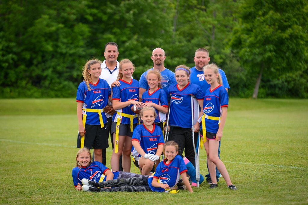 All girls Flag Football Team 🏈 #flagfootball