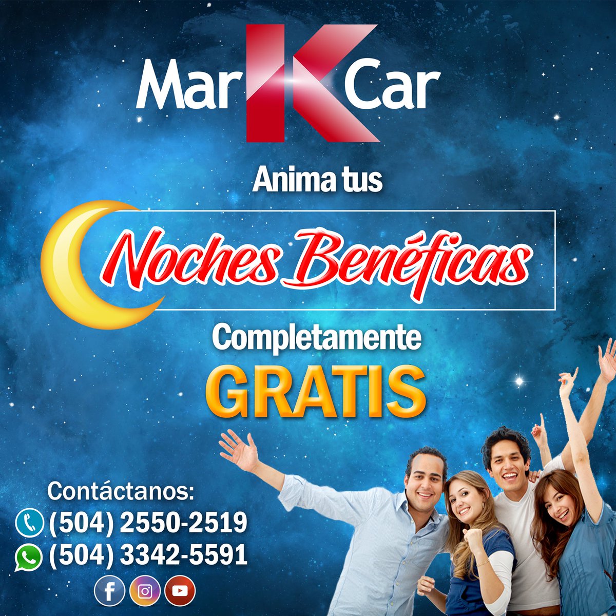 Markcarhn's tweet photo. Si estas interesado o quieres que formemos parte de tus noches benéficas, contáctanos para más información🤩👍
#markcarhn #markcar #animación https://t.co/nUJBe8b5Vv
