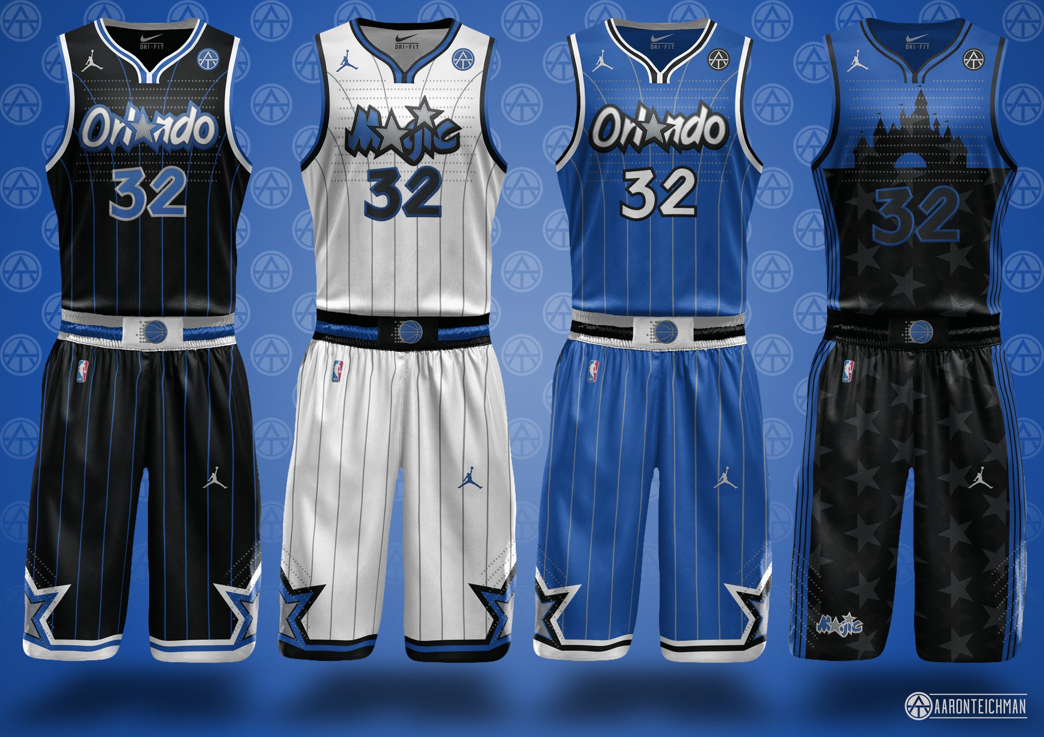 Orlando magic hotsell uniforms history