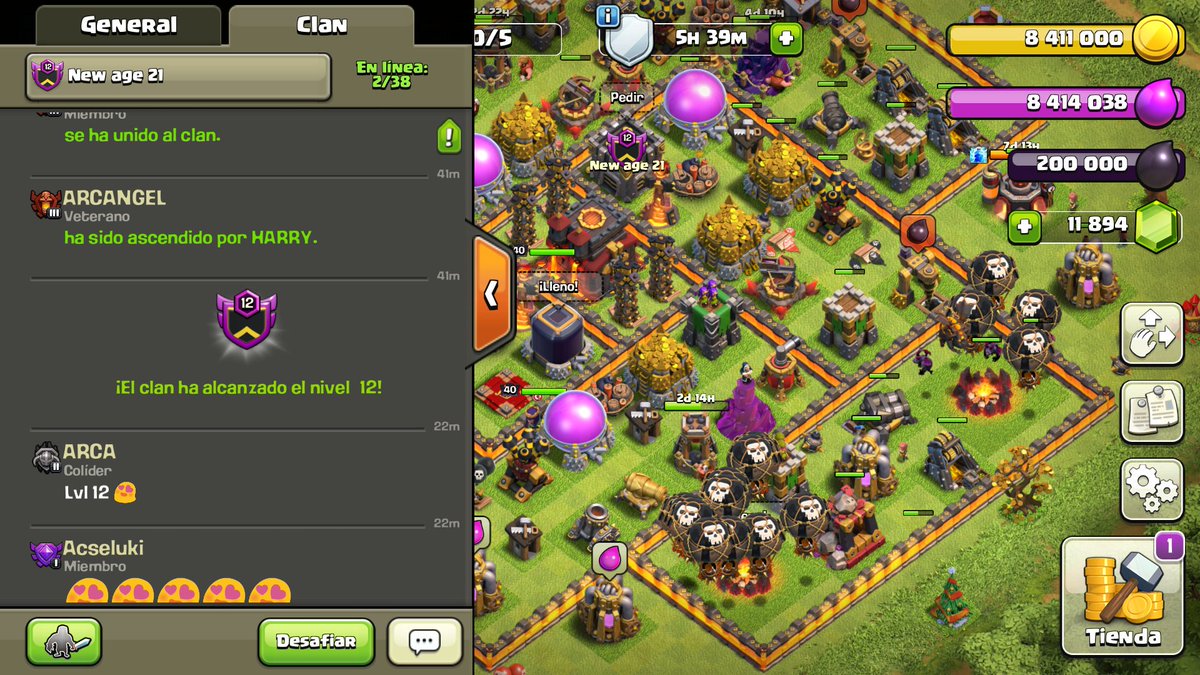 Victoria y subida de nivel 🎉