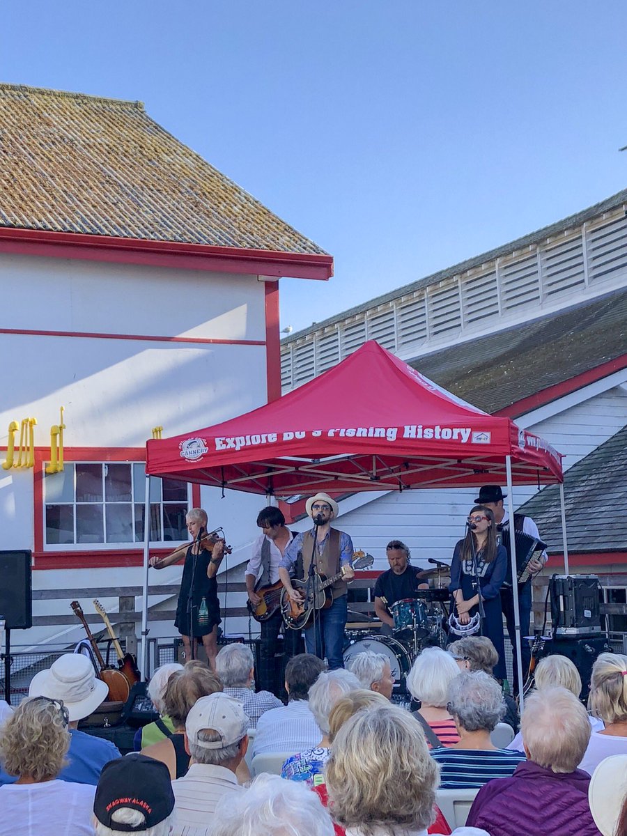 gogcannery's tweet photo. A perfect #Steveston summer evening start to Music at the Cannery. Thanks to @_waywardhearts for kicking off our summertime Friday night concert series. And thanks to everyone for coming out! https://t.co/qk3wnbqOQG