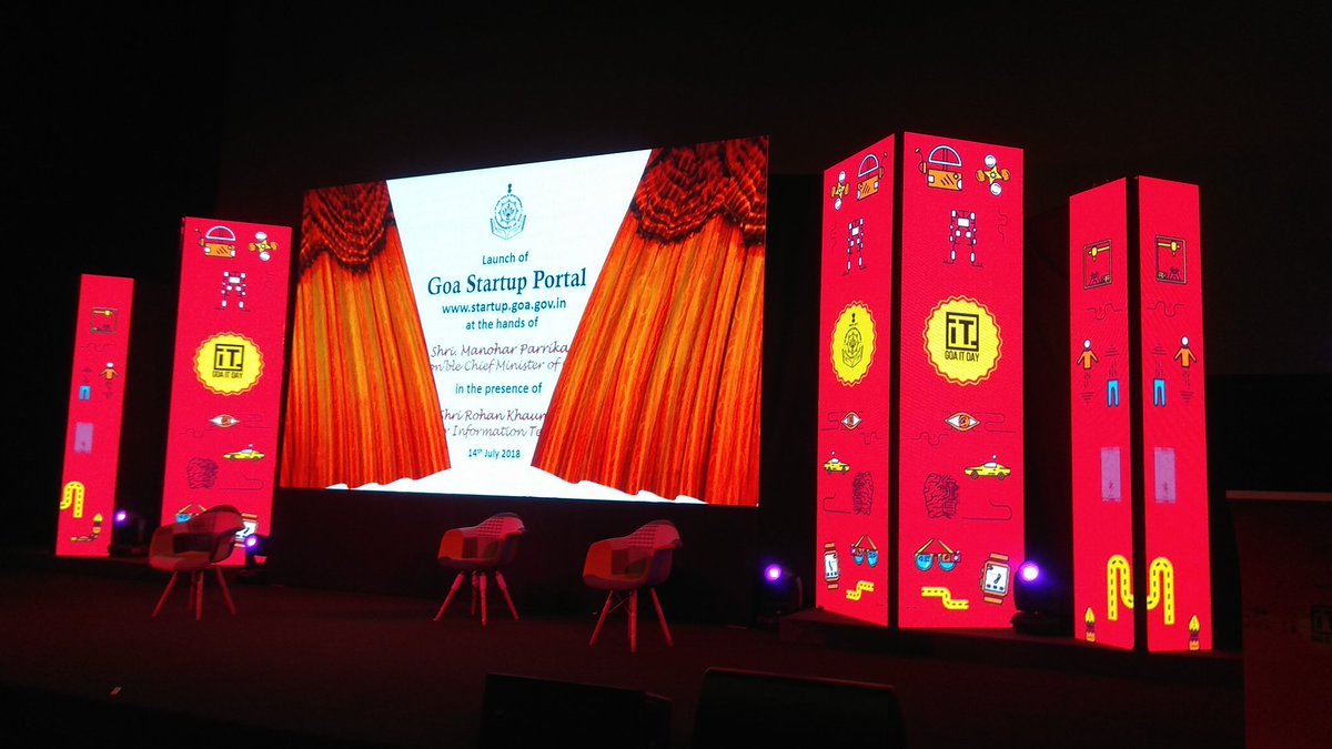 #GoaITDay happening in a theatre that smells like caramel popcorn is probably the best thing ever :)