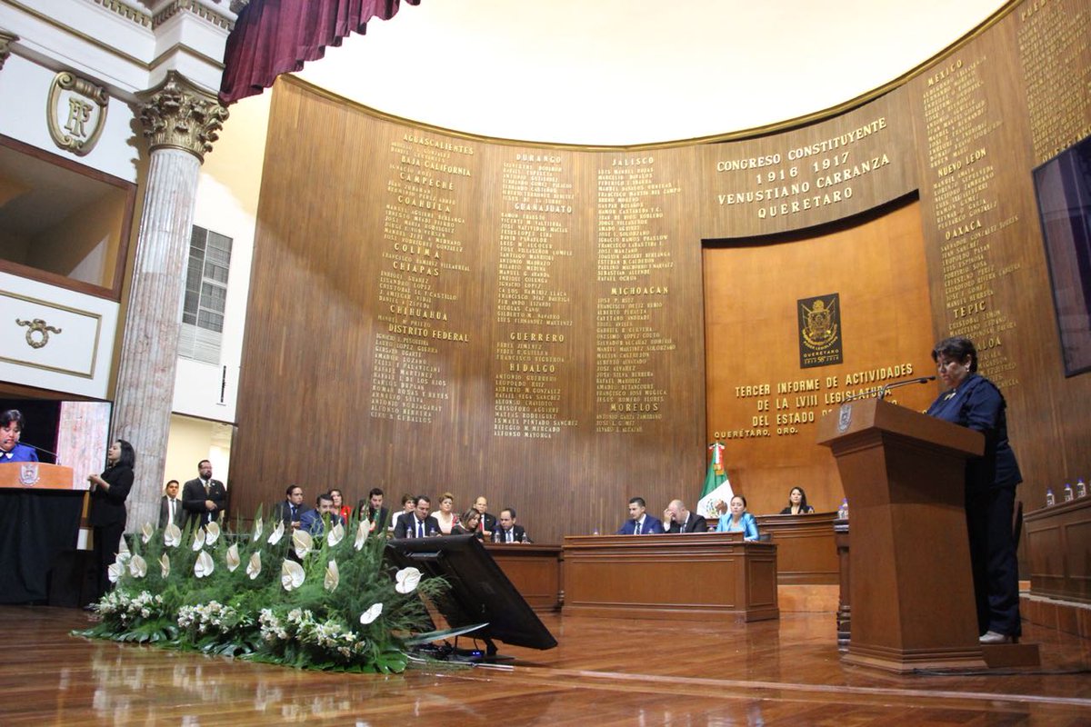 IsabelAguilarM's tweet photo. Con mucho agradecimiento y compromiso el día de hoy realizamos el 3er Informe de actividades legislativas de la LVIII Legislatura del Estado de Querétaro. https://t.co/KTcpiQdndT