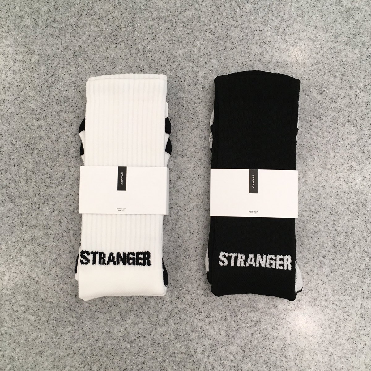 MT_OSAKA_'s tweet photo. 〈STAMPD〉×〈monkey time〉
"STRANGER SOCK" 
別注のカプセルコレクションが本日より発売開始致します。
3,800円(+tax) 
#stampd 
#stampdla
#monkeytime 
#beautyandyouth https://t.co/DGYiDomKKp