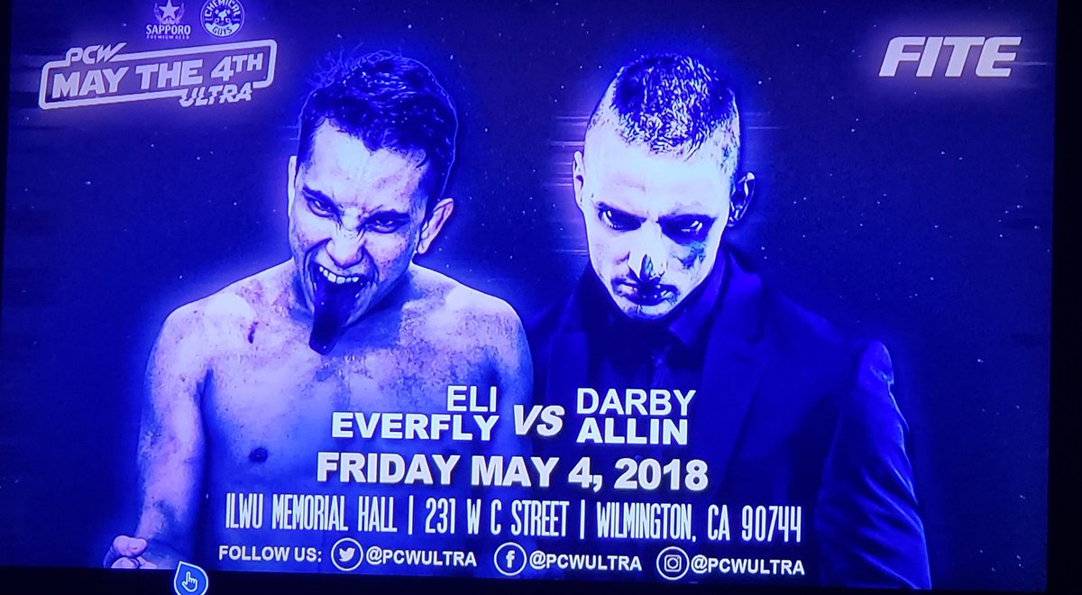 406yeti's tweet photo. #TIWMafia "Match of the Year" Candidate. @EliEverfly vs. @DarbyAllin! #PCDub @JPTIW @smarktodeath @_talkamania @VillainousHeel https://t.co/op0VE1uysd