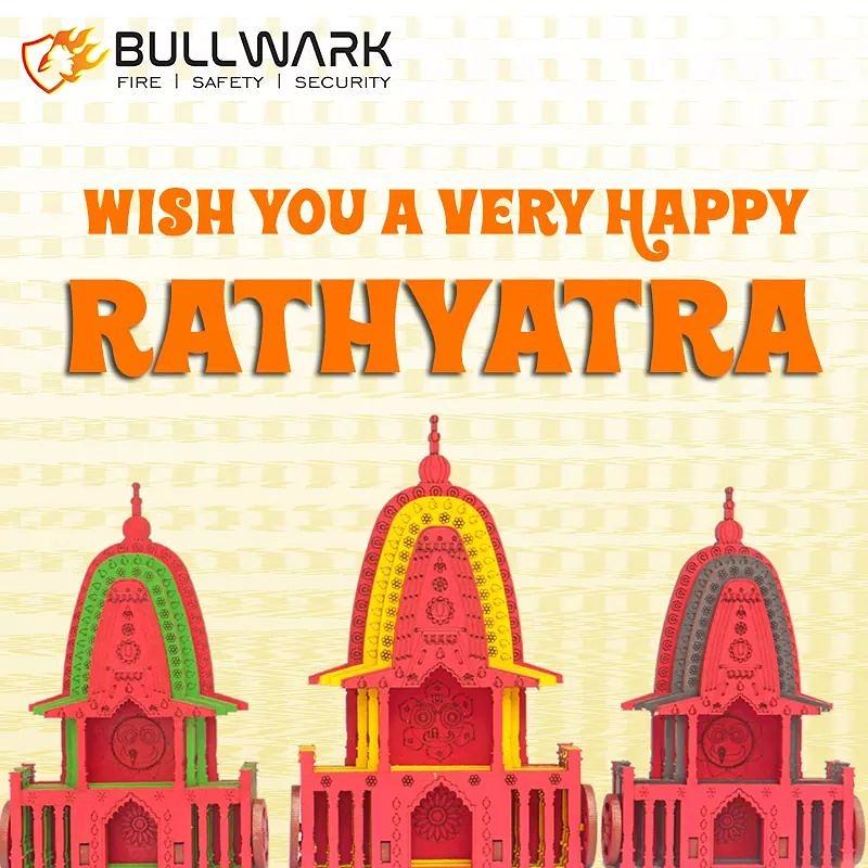 bullwarkprotect's tweet photo. Bullwark Protections wishes you safe and secure RathYatra.

May this RathYatra brings happiness into your life.

#bullwark #protections #ahmedabad #firesafety #security #rathyatra #happiness https://t.co/lYUtQ2rw5p