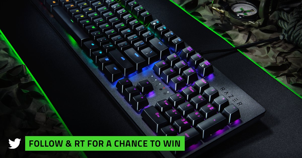 We’ve always been For Gamers. By Gamers. and we don’t need a reason to hook our gamers up. Follow & RT for a chance to win a Razer Huntsman.
