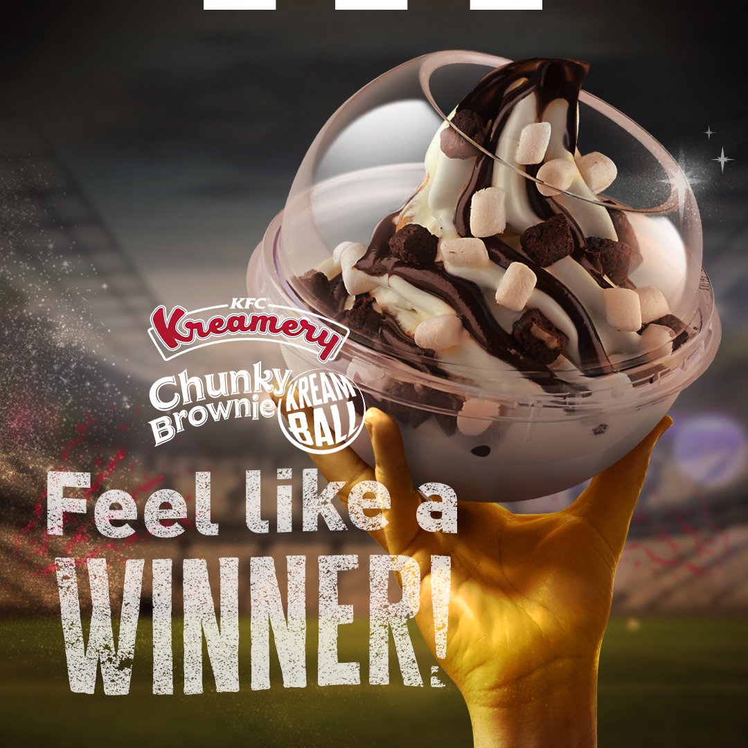 KFC Philippines on Twitter "Score a Kreamball cup today and feel like