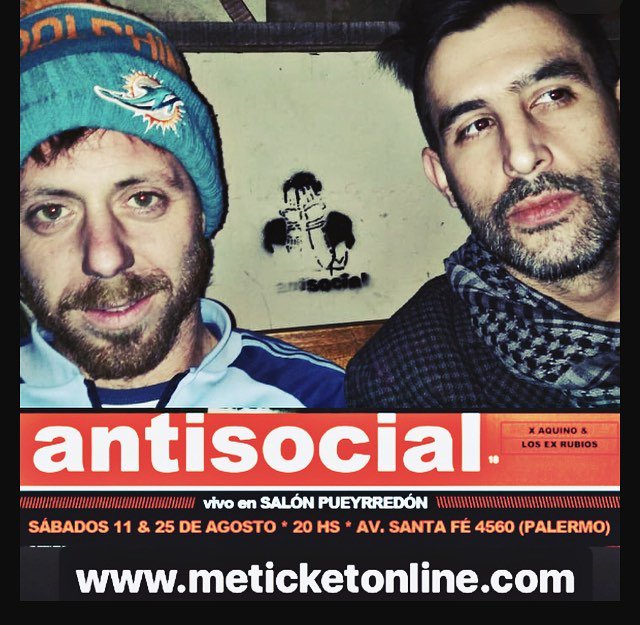 Hoy 🔥 desde las 20hs ya disponibles las anticipadas en <a href="/salonpueyrredon/">Salón Pueyrredón</a> Av. Santa Fe 4560 para el 11 y 25 de agosto Anticipadas $200 Puerta $300
/////////////////////////O desde tu casa en <a href="/meticketonline/">Meticketonline</a> 
meticketonline.com
💀