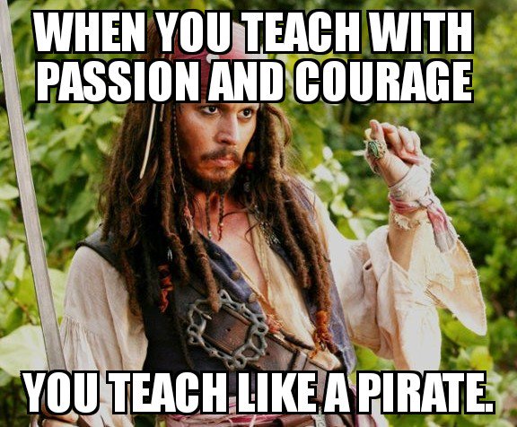 Universalcharm1's tweet photo. #GCSSHunt Loving the book Teach Like a Pirate.  Also reading Lead Like a Pirate. https://t.co/9J3JTzFvrg