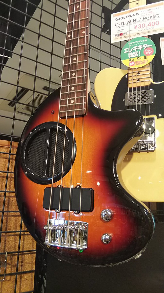 Fernandes Japan V Twitter 静岡市 すみやグッディ本店 アンプ内蔵のぞうさんベースことzo 3 Bass 入荷しております かわいいデザインから想像出来ないほどパワフルな低音を奏でることが出来ます 勿論アンプに繋いでも使用する事も出来るんです Zo3 ぞう