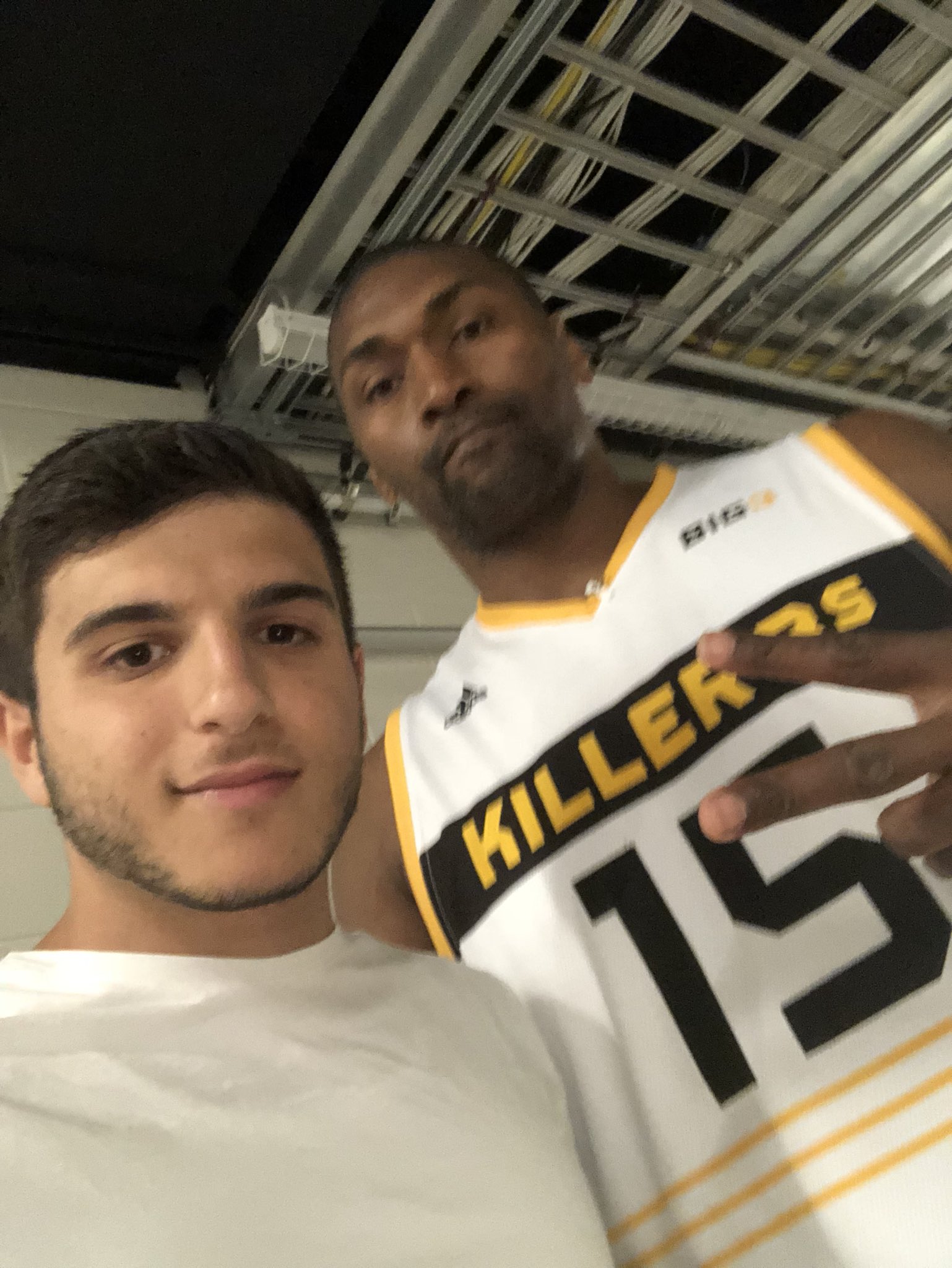 on Twitter "Metta World Peace kicks a ball & gets