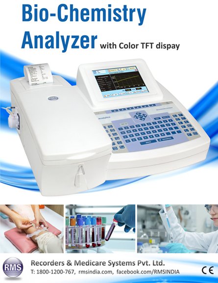INDIA_RMS's tweet image. #BiochemistryAnalyzer is not just a standard photometer; it is a true new generation #SemiAutomaticBiochemistryAnalyzer capable of performing Routine #Biochemistry , Hormonal assay, Electrolytes, Therapeutic drugs and Drug-enzyme investigations. #clinicalresearch #laboratory