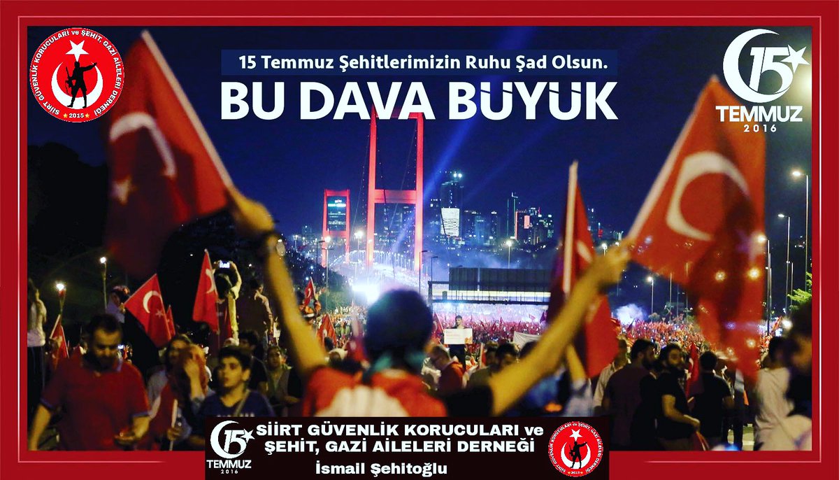 #15Temmuz unutmadık ve unutturmayacaz o karanlık gece hain darbe girişimine karşı #MilletTarihYazdı