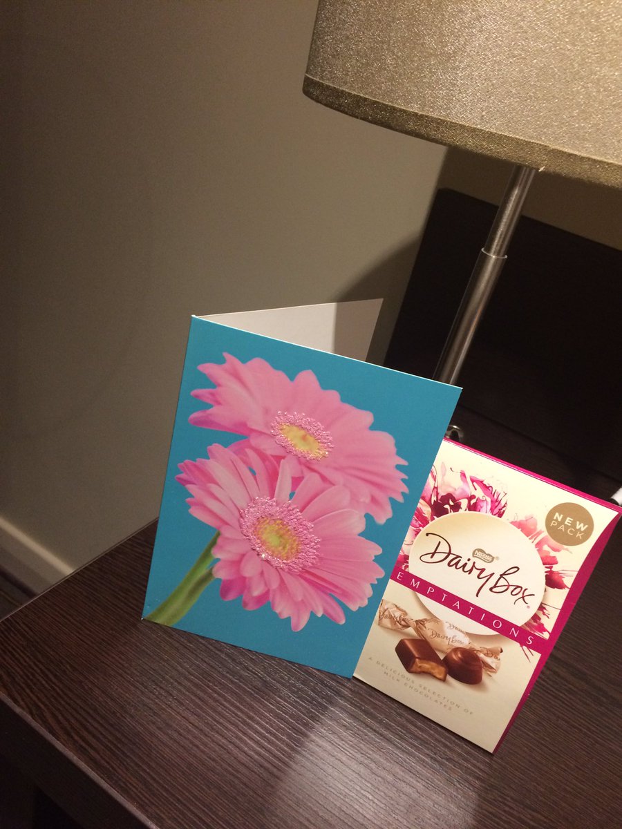 <a href="/Preminwolvi/">Premier inn wolviston/wynyard</a> when you get back to your hotel room and housekeeping have left you a card and chocolates to cheer you up ❤️🖤 thank you for making me feel better whilst away from home! X