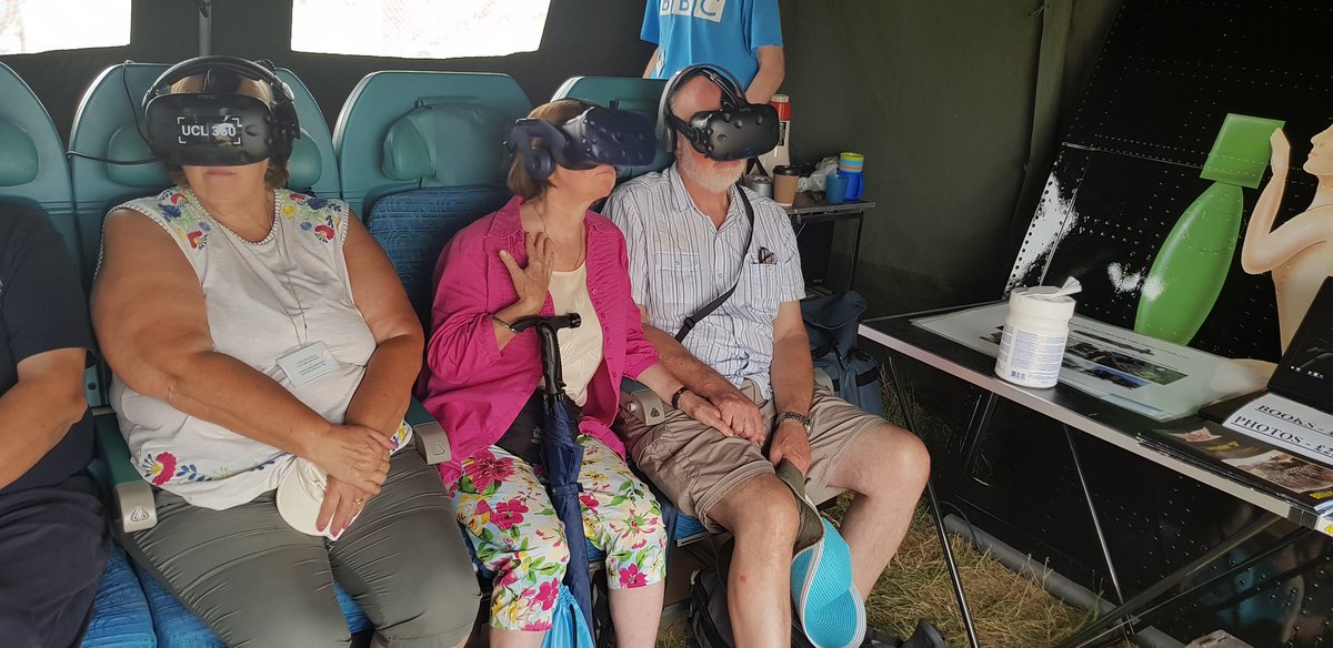 ChrisLongVR's tweet photo. Day 2 of #RIAT2018
We have had tears &amp; great thanks this morning, as people were able to get the closest possible experience of learning what their family members experienced flying for Bomber command in a Lancaster.
#VR
#bbcvr @vreducation https://t.co/s5glfIEeRD