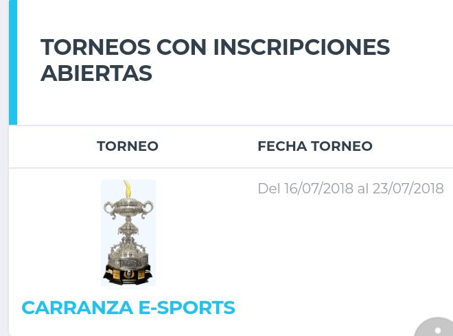 BUENOS Y FELICES DIAS !!!!

SOLO quedan 8 plazas disponibles para el torneo "CARRANZA E-SPORTS"organizado por <a href="/vpg_lugo/">VPG LUGO</a> @VpgCadiz y <a href="/ProPlayerSeries/">10 Grand FIFA</a> 

Comenzara el próximo LUNES y se disputará integro durante la semana que viene.

Más info 
👇
proplayerseries.com/psn/torneo/92