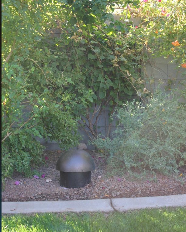 RogerDRamsey's tweet photo. If the amplifier is the HEART of the SR1 system, the dual voice coil subwoofer is the MUSCLE!  This deep base sub is typically buried within the landscape, with only the canopy exposed.  Landscape provides camouflage.  Placed against a back wall increases the bass effect. https://t.co/EsHXZtau3K