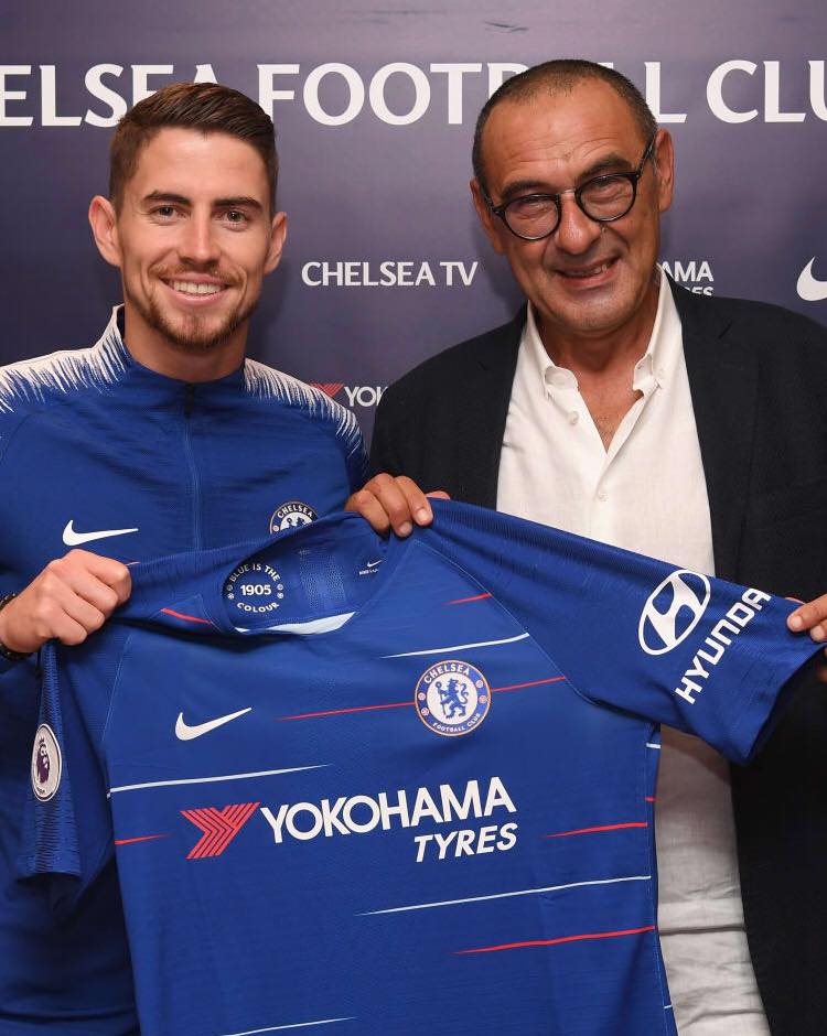 Jorginho e Sarri